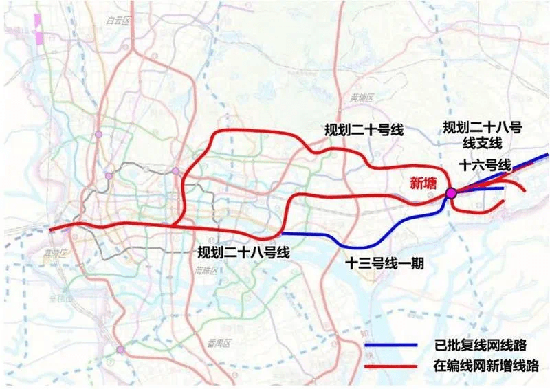 广州地铁22号线最新线路图揭秘，线路走向与影响分析